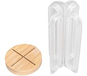Soporte para cápsulas de café Soporte giratorio para cápsulas de café Diseño simple con capacidad para 56 cápsulas de café