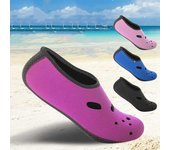Zapatos acuáticos Calcetines acuáticos Ejercicio Piscina Playa Baile Natación Buceo Calcetines antideslizantes XL negro
