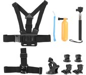 Kit de accesorios para cámara de acción universal 6 en 1 para cámaras deportivas GoPro Hero 7, 5 y 6