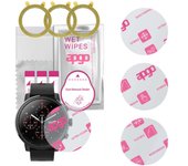 3x apgo Ultra-Clear Hybrid protective glass compatible with Amazfit Stratos Plus, flexible nano glass, great replacement for tempered glass, scratch-r