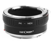 Adaptador de montura Concept para lentes de montura K, producto compatible con Sony E, K&F KF-PKE2 (Conversión de Pentax)