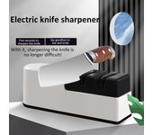 Afilador eléctrico con carga USB, amoladora rápida automática, afilado rápido, pulido, herramienta portátil para el hogar y la cocina. L