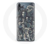 Coque pour Huawei P20 Pro Game of Thrones Saison 8 Le Trône de Fer Affiche Personnages Fond Gris
