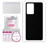 apgo Protective Skin Sticker for the back compatible with Xiaomi 13 Lite, Wrap Film, Foil, Vinyl - Pattern Matte Black