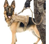 Arnés para perros Chaleco para perros grandes Conjunto de arnés y correa para mascotas para perros M negro