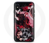 Coque pour Iphone XS Max Demon Slayer Tanjiro Nezuko Attaque Combat - Maniacase