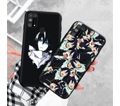 Funda negra para Xiaomi Redmi 13C Note 9 iPhone XR 7 8 14 15 11 12 13 X XS Pro Max Samsung A25 S23 S24 FE Ultra Plus Noragami Anime Samsung M21 abismo