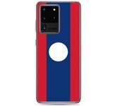 Coque Téléphone - Samsung - Galaxy S22 Plus - Drapeau Laos - Souple - Multicolore