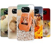 Bonita y encantadora funda de teléfono con diseño de hámster para Xiaomi Poco X3, NFC, X4, GT, X5 Pro, M5S, M4, M3, M2, F5, F4, F3, F2, F1, Mi Note 10 Xiaomi Poco F4