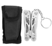 Alicates plegables de bolsillo multifuncionales, cuchillo y destornillador, herramienta multiusos para acampar al aire libre.