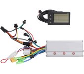 Controlador de motor sin escobillas con pantalla LCD S866 para bicicleta eléctrica, scooter, 36 V, 48 V, 500 W