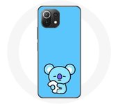 Funda para Xiaomi Mi 11 Lite Bangtan BTS BT21 Koya RM Fondo Azul