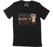 ULTRABASIC Black Lives Matter AF Camisetas con puño levantado para hombre Ropa vintage XS negro
