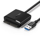 Ugreen Black USB 3.0 to SATA Adapter for 2.5  & 3.5  HDD/SSD (Model CM257)