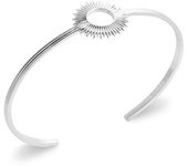 Les Trésors De Lily [R3586] - Bracelet argent 'Cleopatra' argenté (rhodié) - 16x16 mm plata