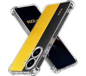 Funda de teléfono a prueba de golpes con airbag para POCO X7 Pro 5G x7 Redmi Turbo 4, carcasa trasera de silicona TPU transparente con airbag para Redmi Note 14 Pro 14Pro+ For POCO X7 Pro puro