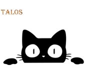 Pegatinas decorativas reflectantes con diseño de gato y Animal para ventana de coche, insignias luminosas blanco