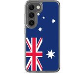 Coque Téléphone - Samsung - Galaxy S23 Plus - Drapeau Australien - Souple - Multicolore