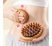 Cepillo anticelulítico para el cuerpo, masajeador de madera con aceite esencial, cojín de aire para spa, peine para el cabello, cepillo para masaje del cuero cabelludo, masajeador corporal