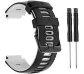 Pulsera de reloj inteligente ajustable de banda de silicona compatible con Garmin-Forerunner 735xt / 235lite / 630 / 230 Pulsera de correa suave 1
