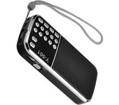 Y-501 Mini Radio FM Digital portátil 3W altavoz estéreo reproductor de Audio MP3 calidad de sonido de alta fidelidad negro