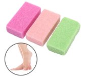 Esponja de piedra pómez para exfoliar el cuidado de los pies, elimina la piel dura y muerta, raspa los pies one size