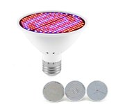 Bombilla LED E27 para cultivo de plantas, luz de espectro completo para cultivo de plántulas, luz ultravioleta de 250 W para cultivo hidropónico de verduras, hierbas y flores