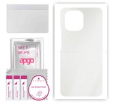 apgo Protective Skin Sticker for the back compatible with Xiaomi Mi 11, Wrap Film, Foil, Vinyl - Pattern Matte Transparent