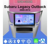 Radio con Android Carplay para Subaru Legacy Outback 2009-2014, reproductor multimedia, unidad principal, estéreo, navegación GPS, Bluetooth, WIFI, 2+32 GB 1+16GB