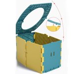 Orinal portátil para bebé, asiento de inodoro para coche, viajes al aire libre, camping, asiento de entrenamiento para niños y adultos, orinal plegable para niños.