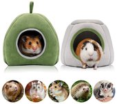 Casa para hámster, jaula para conejillos de indias, casa de algodón para hámster, nido para animales pequeños, cama cálida de invierno para mascotas, para roedores, conejillos de indias, ratas y erizos