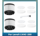 Repuestos y accesorios para aspiradora Levoit LVAC-200: filtro premotor, filtro postmotor.