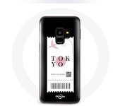Coque pour samsung galaxy S9 plus Billet d'avion Tokyo Japon