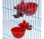 10 piezas/20 piezas de bebederos de pollos para interior y exterior, prácticos comederos de pollos, bebederos, dispensadores de agua automáticos de plástico B