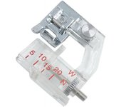 Prensatelas ajustable para cinta al bies, prensatelas a presión 6290 para Brother y la mayoría de accesorios para máquinas de coser de caña baja