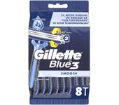 GILLETTE Rasoirs jetables Azul 3 x8