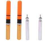 2 flotadores luminosos electrónicos para pesca en el mar, luz de pesca brillante.