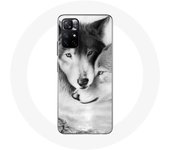 Coque pour Xiaomi Redmi Note 11s 5G Loup Duo animaux