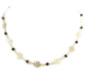 Les Trésors De Lily [M1966] - Collar de diseño 'Rosa Romantica' en oro oro