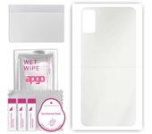 apgo MATTE Protective Skin Sticker for the back compatible with Cubot Note 8, Wrap Film, Hydrogel Film, Flexible, Soft TPU with positioning layer easy