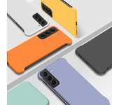 Funda rígida ultrafina sin marco para Samsung Galaxy S25 Ultra S24 FE S23 S22 S21 Plus S20 FE PC Funda colorida Samsung S22 amarillo