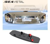 SEAMETAL-espejo retrovisor convexo de gran angular, antideslumbrante, vista Interior trasera del coche, asiento para bebé y niño, reloj, visera, cubiertas para espejo Small