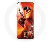 Coque pour Samsung Galaxy S6 edge Le Roi Lion Simba et Mufasa