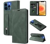 Funda de cuero con tapa para iPhone 12 Pro Max, 11, SE3, XR - Funda protectora para teléfono de Japón. iPhone 11 negro