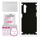 apgo Protective Skin Sticker for the back+sides compatible with Realme 6, Full Wrap Film, Foil, Vinyl - Pattern Matrix