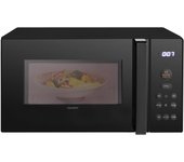 Horno microondas de 17 l con plato giratorio y función única, compatible con todo el país, potencia de 650 W y modo silencioso, año de fabricación, color negro, COMFEE', sin hercios negro