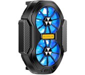 Radiador enfriador de teléfono móvil recargable con ventilador doble universal para iPhone 15, Xiaomi 14, Samsung Oneplus, ventilador de enfriamiento portátil para teléfono