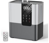 Gran capacidad híbrida de 8 l, innovadora, con ajuste de humedad inteligente, energía ultravioleta, hasta 46 h, calentamiento continuo, ultrasónico, 8, 10 y 20, compatible con control remoto
