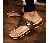 Zapatillas sin cordones de verano para hombre, sandalias de playa antideslizantes para uso interior y exterior 40 azul