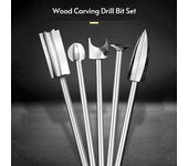 Juego de brocas de grabado para tallado de madera, 5 uds., brocas de grabado HSS, herramientas de tallado de madera DIY 3 x 8
